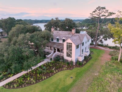 areal view of Southern Living House